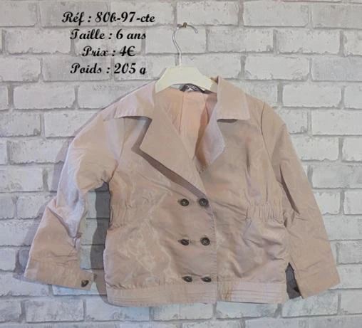 Veste 6 ans (80b-97-cte)